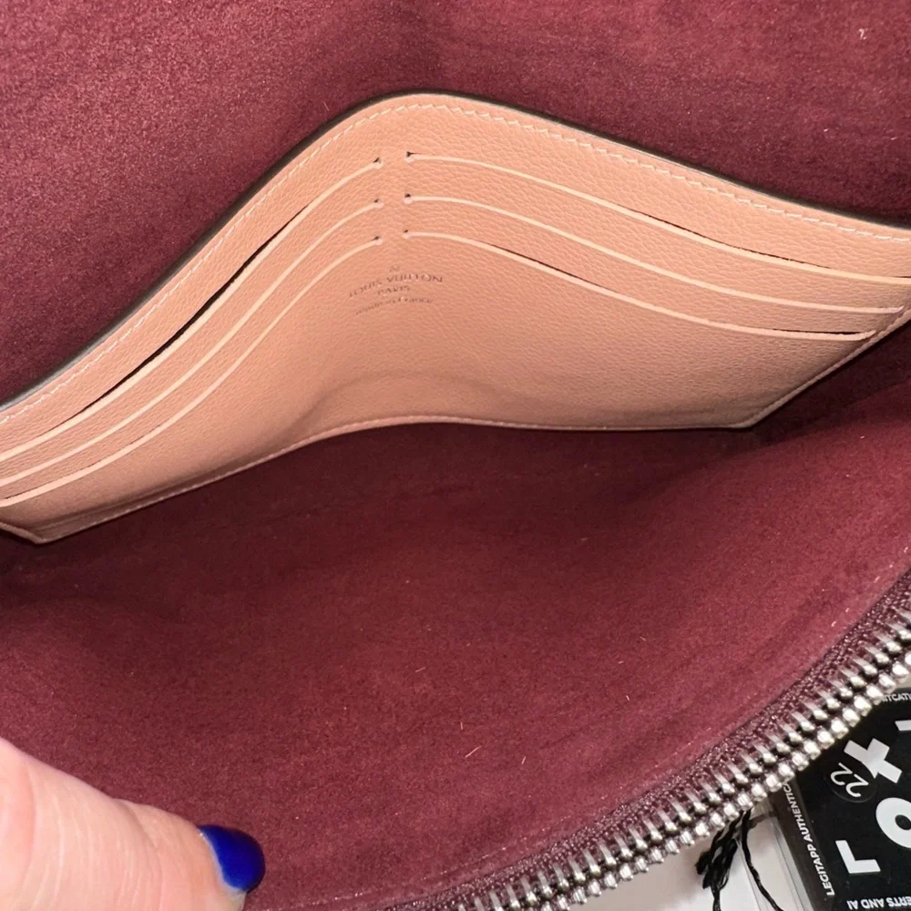 Authentic Louis Vuitton Pink MyLockMe Wristlet Clutch